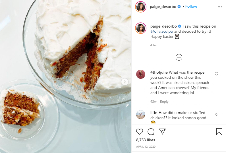 Paige DeSorbo: Age, Height, Boyfriend, Net worth, Family, Biography & More 19 Paige DeSorbo loves baking