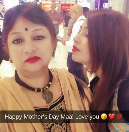 Pamela Goswami (BJP) Wiki, Age, Husband, Family, Biography & More 7 Pamela Goswami with her Mother