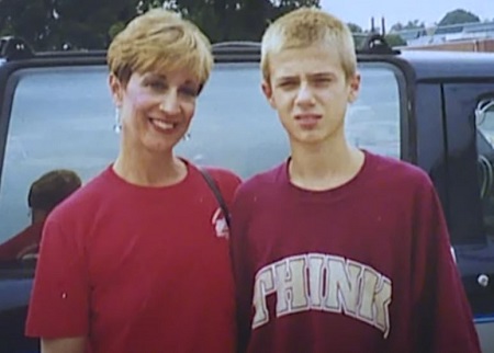 Pazuzu Algarad photographed with his mother Cynthia Lawson