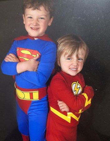 Rian McCririck: Wiki, Height, Age, Girlfriend, Net worth, Family, Biography & More 4 Rian McCririck's childhood photo with his older brother Ian McCririck