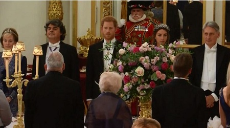 Rose Hanbury Wiki, Age (Prince William's Mistress) Biography, Family & Facts 18 Rose Hanbury sitting next to Prince Harry at the Queen's state banquet