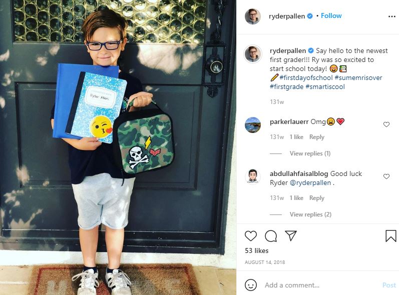 Ryder Allen Wiki, Height, Age, Family, Movies, Biography & More 4 Ryder Allen first day of High school
