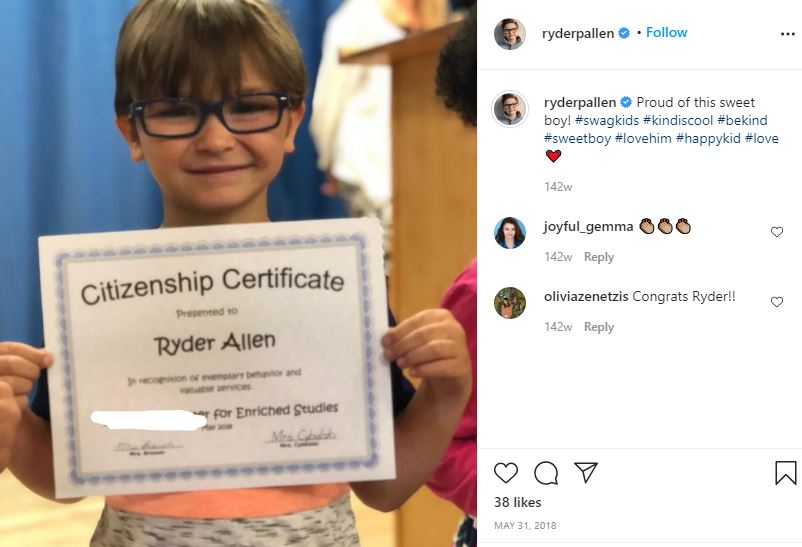 Ryder Allen Wiki, Height, Age, Family, Movies, Biography & More 21 Ryder Allen grabbed citizen certificate