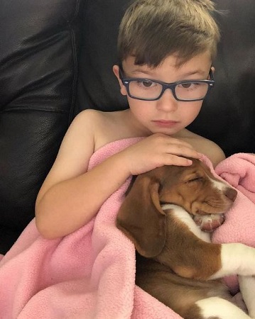 Ryder Allen Wiki, Height, Age, Family, Movies, Biography & More 3 Ryder Allen with his pet dog Carmel