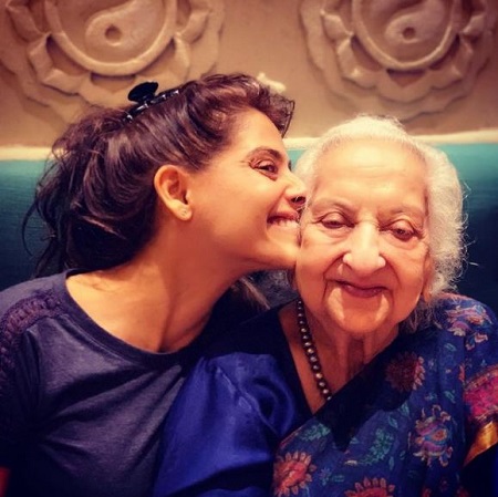 Sunaina Rekhi and her maternal grandmother