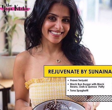 Sunaina Rekhi curating her own menu for the yogaKTCHN