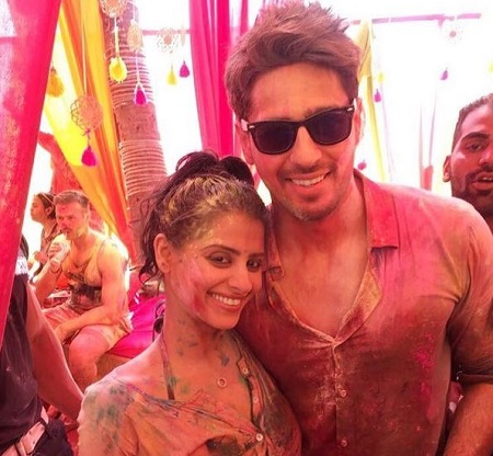 Sunaina Rekhi with famous actor Siddharth Malhotra