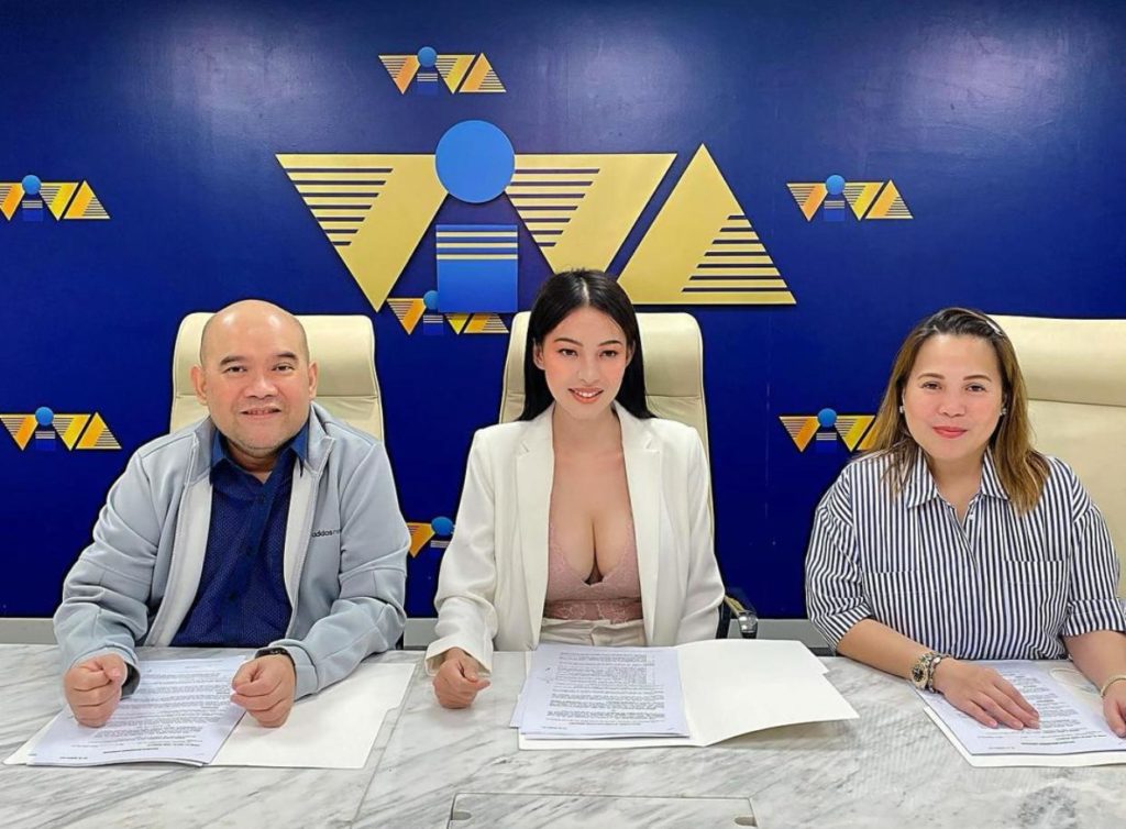 Sunshine Guimary signs a movie contract