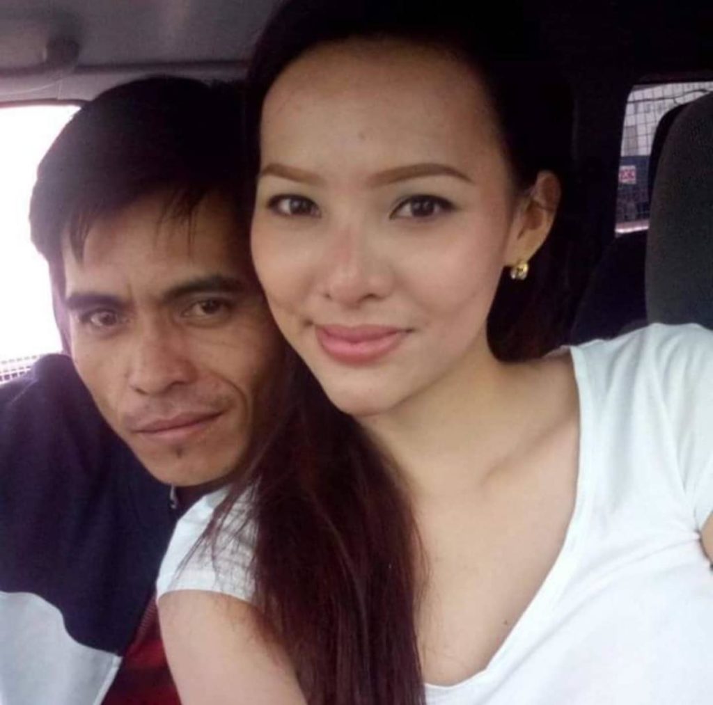 Sunshine Guimary with her brother
