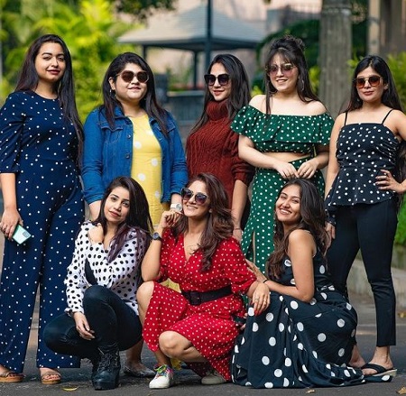 Trina Saha Wiki, Age, Husband, Height, Net worth, Family, Biography & More 13 Trina Saha with her friends