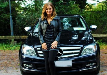 Anna Saccone Joly - Wiki, Age, Husband, Net worth, Family, Bio & More 19 Anna Saccone Joly next to her Mercedes