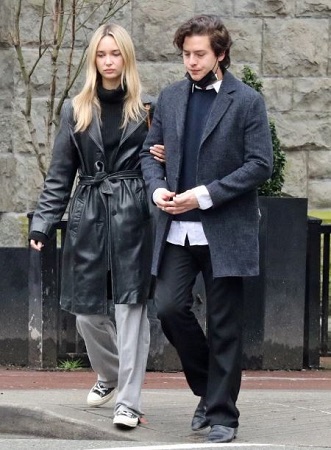 Ari Fournier and Cole Sprouse spotted in Vancouver