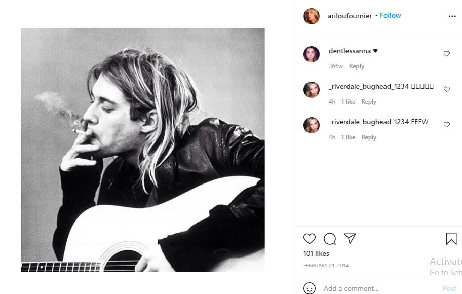 Ari Fournier first IG post