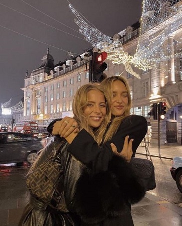 Ari Fournier with her bestie