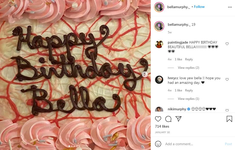 Bella Murphy Wiki, Height, Age, Boyfriend, Family, Biography & More 4 Bella Murphy celebrated her 19th Birthday