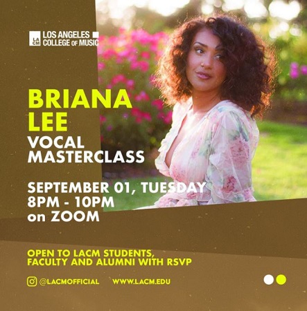Briana Lee is an alumini of Los Angeles College of Music