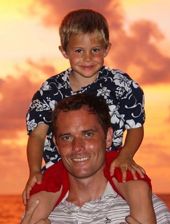 Jamie Martin Mann - Bio, Height, Age, Girlfriend, Family, Wiki & More 3 Childhood photo of Jamie Martin Mann with his dad Benjamin Mann