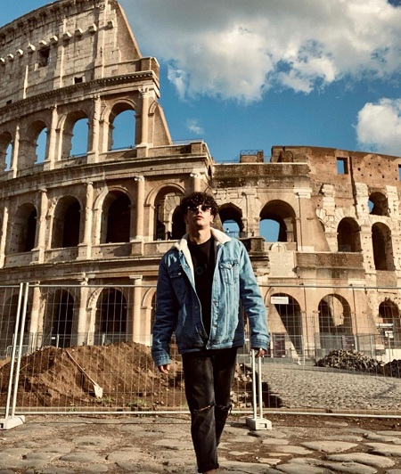 Christian Roberto at the Colosseum in Rome, Italy.