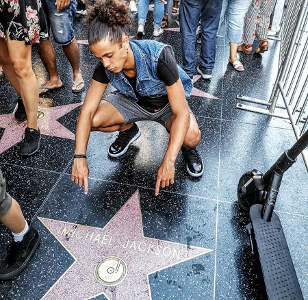 Christian Roberto at the Hollywood Walk of Fame