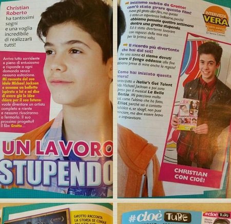 Christian Roberto featured in a magazine