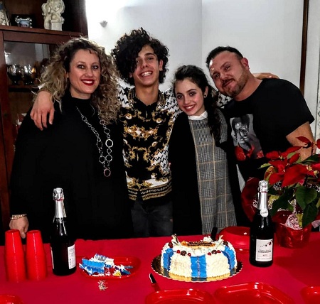 Christian Roberto has a strong bond with his family.