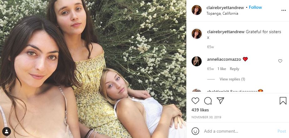 Claire Andrew and her sisters