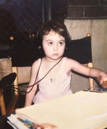 Claire Andrew childhood photo