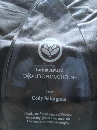 Cody Saintgnue awards
