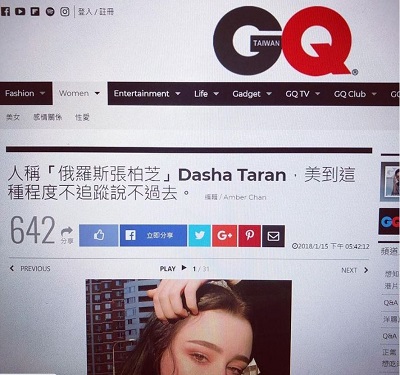 Dasha Taran Wiki, Height, Age, Boyfriend, Family, Biography & More 28 Dasha Taran featured in GQ
