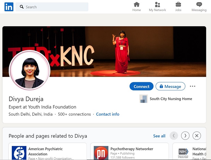 Divya Dureja Wiki, Age, Husband, Net worth, Family, Biography & More 14 Divya Dureja LinkedIn account