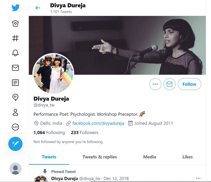 Divya Dureja Wiki, Age, Husband, Net worth, Family, Biography & More 12 Divya Dureja Twitter account