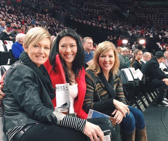 Eileen Park and her friends