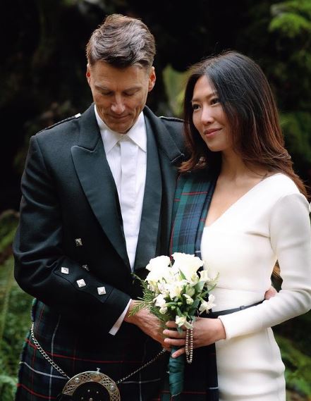 Eileen Park with her husband Gregor Robertson