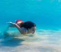 Emily Feld loves swimming