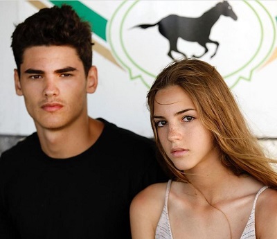Emily Feld with her friend