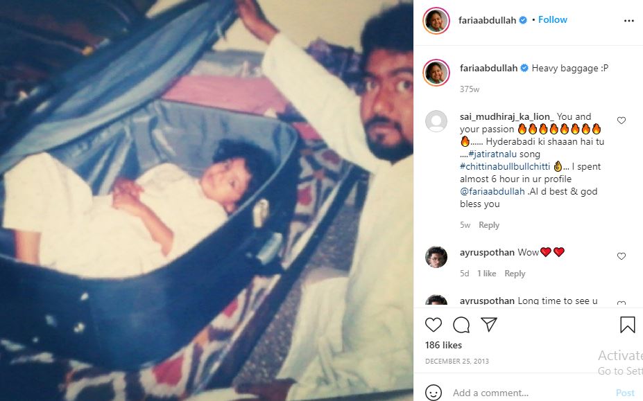 Faria Abdullah Wiki, Height, Age, Boyfriend, Family, Biography & More 25 Faria Abdullah first Instagram post