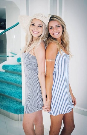 Ginger Luckey with her sister Roxanne Luckey