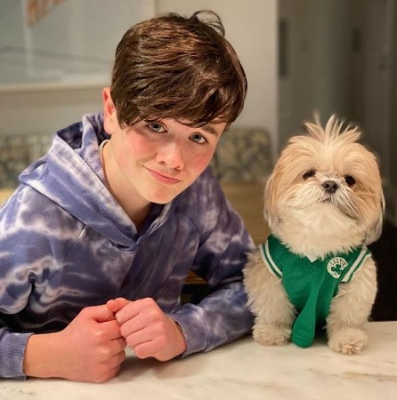 Griffin McIntyre - Bio, Height, Age, Girlfriend, Family, Wiki & More 17 Griffin McIntyre with his pet