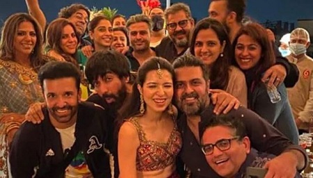Harman Baweja and Sasha Ramchandani wedding party