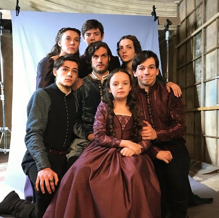 Jacob Dudman: Height, Age, Girlfriend, Family, Net worth, Biography & More 18 Jacob Dudman with the cast of 'Medici'