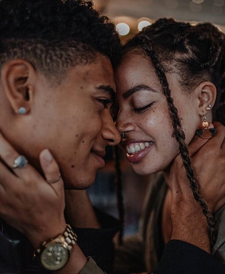 Jeremias Amoore - Bio, Height, Age, Girlfriend, Family, Wiki & More 9 Jeremias Amoore with his beau Karise Olivia