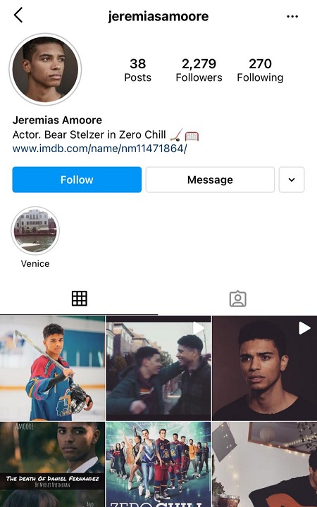 Jeremias Amoore - Bio, Height, Age, Girlfriend, Family, Wiki & More 24 Jeremias Amoore's Instagram