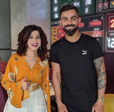 Kamiya Jani: Bio, Height, Age, Husband, Family, Wiki & More 14 Kamiya Jani with Virat Kohli