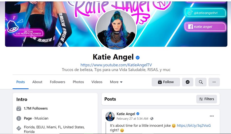 Katie Angel Wiki, Height, Age, Boyfriend, Family, Biography & More 33 Katie Angel Facebook account