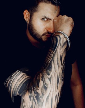 Khan Saab tattoo