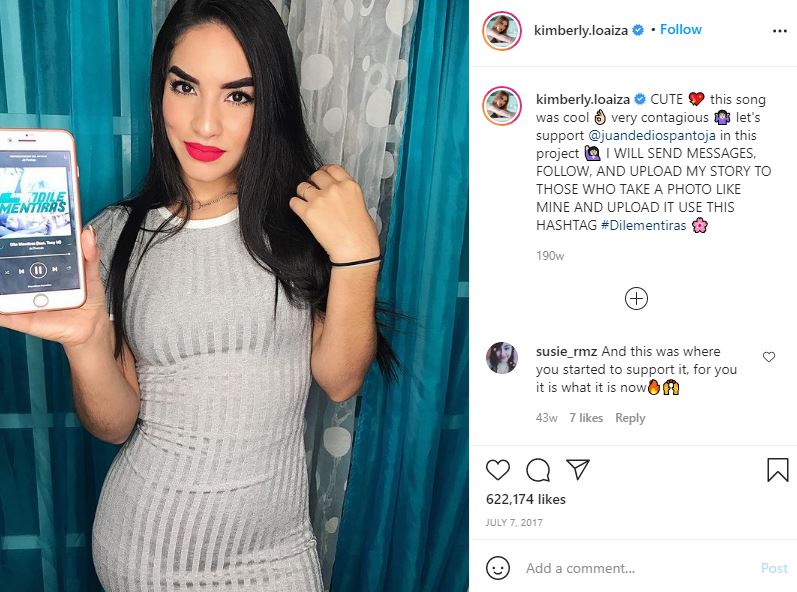 Kimberly Loaiza Wiki, Height, Age, Boyfriend, Family, Biography & More 22 Kimberly Loaiza supporting her Husband Juan De Dios Pantoja