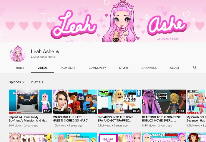 Leah Ashe - Bio, Height, Age, Boyfriend, Family, Wiki & More 13 Leah Ashe YouTube channel