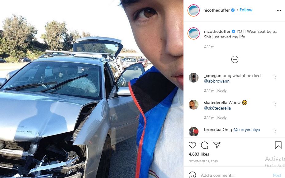 Nico Hiraga Wiki, Height, Age, Girlfriend, Family, Biography & More 27 Nico Hiraga accident