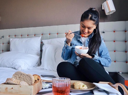 Niharika Nm Wiki, Height, Age, Boyfriend, Net worth, Biography & More 19 Niharika Nm enjoys breakfast in bedNiharika Nm enjoys breakfast in bed
