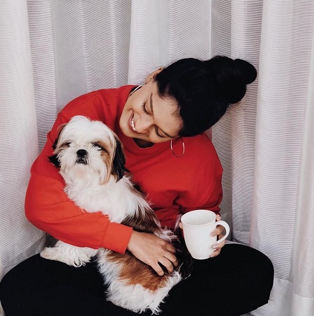 Niharika Nm Wiki, Height, Age, Boyfriend, Net worth, Biography & More 16 Niharika Nm holds her Dog Pepper